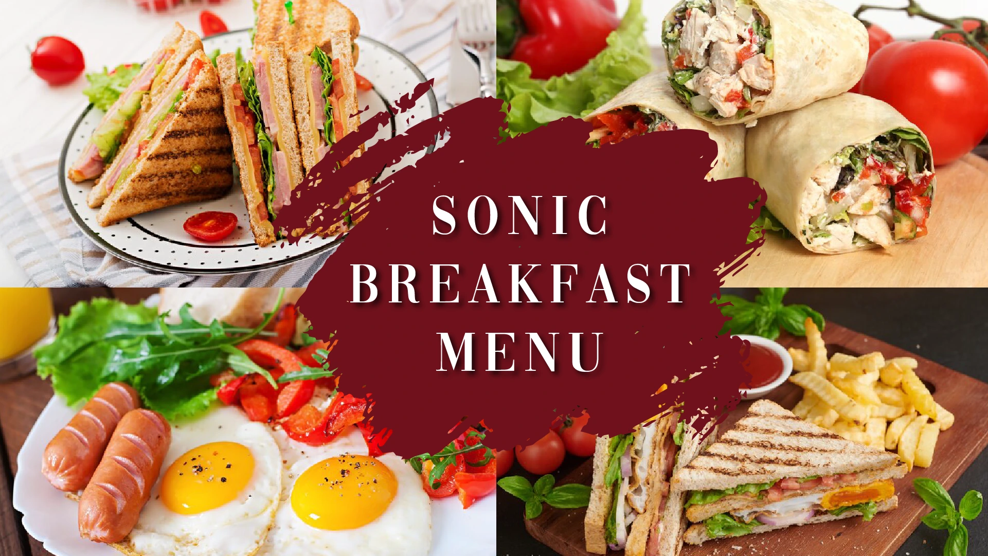 Sonic Breakfast Menu With Prices 2024